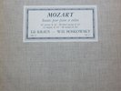 LILI KRAUS - WILLI BOSKOVSKY / MOZART / ALPHA DB 70