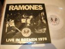 RAMONES   Live in bremen 7' clear vinyl  rare
