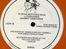 Johnny Osbourne - 13 Dead Nothing Said UK Orang 12