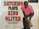 LOUIS ARMSTRONG Satchmo Plays King Oliver JAZZ LP