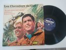 DISQUE LP JOHNNY HALLYDAY LES CHEVALIERS DU CIEL EX/EX