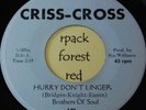 BROTHERS OF SOUL - Hurry Don't Linger -  CRISS-CROSS