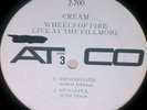CREAM - Wheels of Fire - White Label Promo MONO Clapton