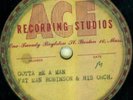 Fat Man Robinson UNRELEASED JAZZ BLUES ACETATE 78  HEAR