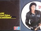 MICHAEL JACKSON BAD Picture disc LP French NMint PEPSI