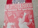 BROTHERHOOD no tolerance 7 red SXE nyhc BOLD die hard