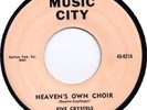 5 CRYSTELS-MUSIC CITY 45#821-ORIGINAL UNPLAYED DOO WOP
