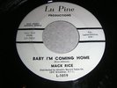 MACK RICE BABY COMING HOME LU PINE PROMO NORTHERN SOUL