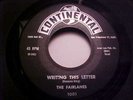 The Fairlanes Writing This Letter/Playboy early Doo Wop