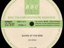 DAVID BOWIE Marc Bolan 3 LP BBC Transcription LIVE Set