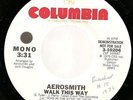 Aerosmith Walk This Way USA Promo 45 W/O PS Mono/Stereo
