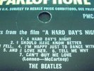 Beatles-A Hard Day's Night UK LP  'KNOW' label error