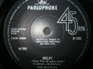 Beatles-Help / I'm Down UK 1967 'Solid centre' pressing