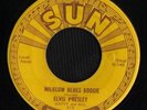 ELVIS PRESLEY 45 MILKCOW BLUES SUN 215 PUSHMARKS ORIG