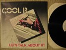 COOL R LET'S TALK ABOUT IT RARE R&B FUNK SOUL VINYL LP