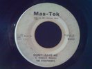 Northern Soul *THE STER-PHONICS* 45 on MAS-TOK #65-3