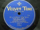 ANNETTE HANSHAW 'IN A GREAT BIG WAY' VELVET TONE 1832-V