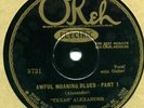 Okeh 8731 Texas Alexander w LITTLE HAT JONES 1929 E+