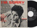 BRENDA LEE - I'm Sorry - RARE Decca EP with GREAT Cover