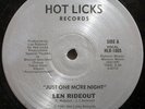 LEN RIDEOUT Just One More Night '81 modern soul 12 hear