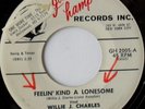 rare R&B Popcorn 45 WILLIE J. CHARLES on GLAD-HAMP Hear