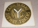 CAROL SLOANE JAZZ LP SUBWAY TOKENS