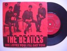 BEATLES 7'' PS She loves You Sweden 45 R5055 RED rare