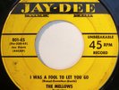 MEGA-RARE DOO-WOP THE MELLOWS JAY-DEE Lillian Leach NM-