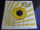 sun record 302 Johnny cash 45 rpm SAMPLE autographed