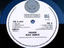 BLACK SABBATH PARANOID ORIG. UK VERTIGO SWIRL TOP MINT