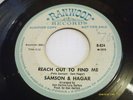 RARE EARLY SAMMY HAGAR REL 45 ;AS SAMSON & HAGAR