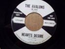 THE AVALONS--HEARTS DESIRE (Doo-Wop)
