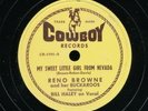 pc78-hillbilly-Cowboy 1701-Reno Browne/ BILL HALEY-RARE