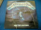 METALLICA Ride the Lightning LP '84 (MRI 769) 1ST origi