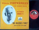 FURTWANGLER Beethoven Symp. 5 Electrola WALP 1195 NM