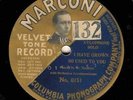 Vintage MARCONI VELVET TONE 78rpm Victrola Record L K