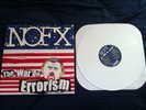 NOFX War on Errorism WHITE LP epitaph fat wreck RARE
