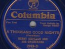 78 RPM Benny Krueger Columbia 2919-D in E- blue wax