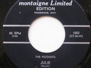 THE VICOUNTS Julie OBSCURE ROCKABILLY Canada 45 NM HEAR