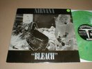 Nirvana BLEACH US SubPop LP GREEN VINYL Grunge Punk VG