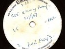 RARE 1967 Acetate 45 - PINK FLOYD See Emily PLay  2:55