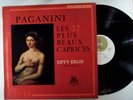 PAGANINI . 12 Caprices . Devy Erlih . LP ADES 13 025 NM
