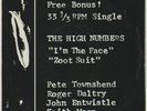 THE HIGH NUMBERS (THE WHO)/I'M THE FACE/U.S. DJ P/S 45