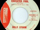 rare Northern Soul 45 BILLY STORM educated fool Listen