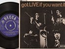 ROLLING STONES GOT LIVE IF YOU WANT IT EXPORT EP+PS `65
