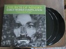 CHURCH OF MISERY Early Works Compilation 3xLP DOOM