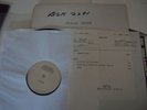 FRANK ZAPPA TEST PRESS LP STUDIO TAN WHITE LABEL+SHEET