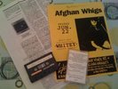 AFGHAN WHIGS original 1989 promo cassette etc RARE TRAX