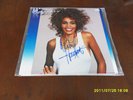 Whitney Houston autographed LP record signed by Whitney