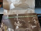 SMITHS-1ST PRESS LP-THE WORLD WON'T LISTEN+POSTER+PCARD